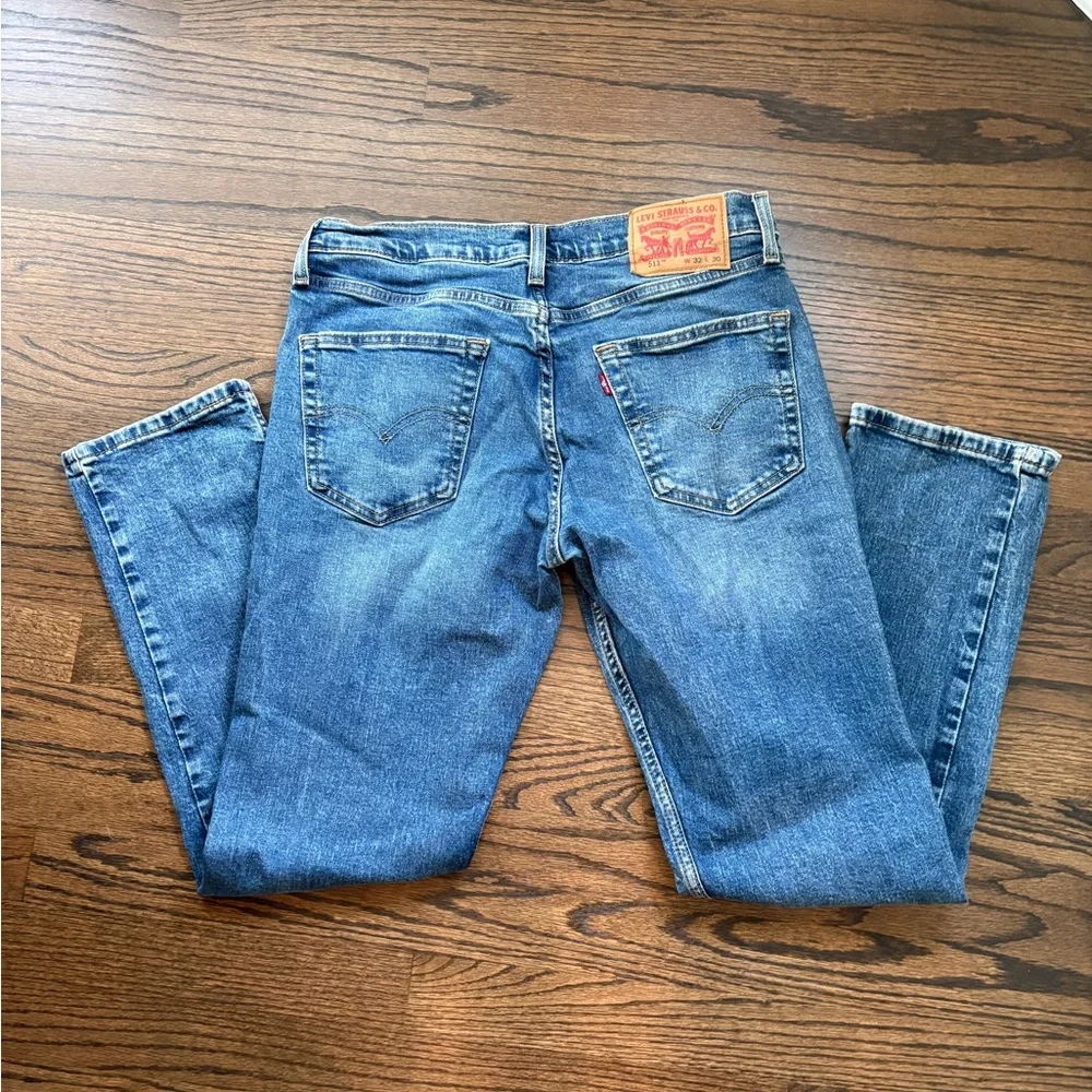 Levi's 511 Blue Jeans Slim Classic Denim Style